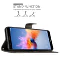 Miniatyrbillede 4 af 8: Honor 7X Pungetui Cover Blomster ()