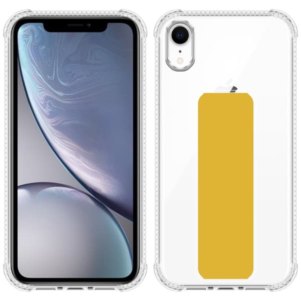 iPhone XR Skal Fodral Mobilskydd Skyddsfodral Case Cover av flexibelt TPU-silikon med hållare och stativfunktion