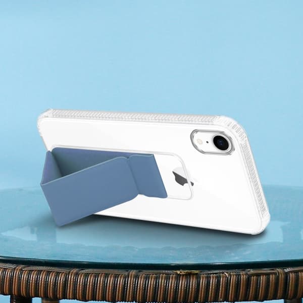 iPhone XR Skal Fodral Mobilskydd Skyddsfodral Case Cover av flexibelt TPU-silikon med hållare och stativfunktion