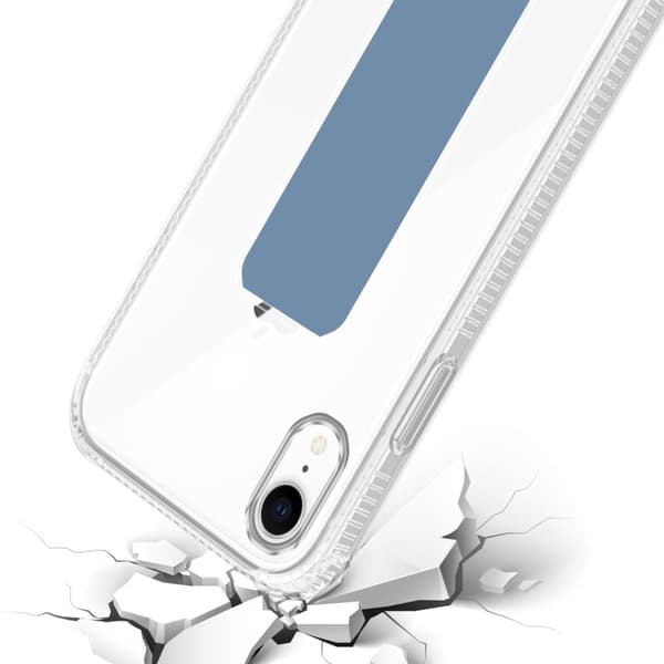 iPhone XR Skal Fodral Mobilskydd Skyddsfodral Case Cover av flexibelt TPU-silikon med hållare och stativfunktion