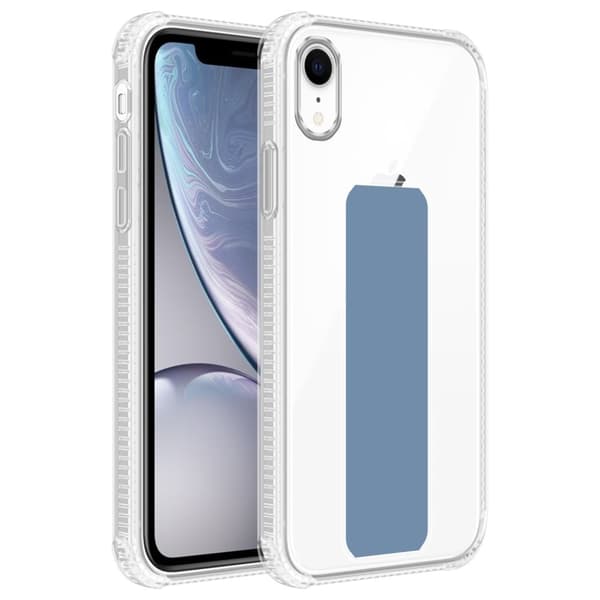 iPhone XR Skal Fodral Mobilskydd Skyddsfodral Case Cover av flexibelt TPU-silikon med hållare och stativfunktion
