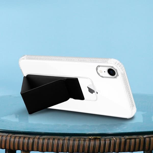 iPhone XR Skal Fodral Mobilskydd Skyddsfodral Case Cover av flexibelt TPU-silikon med hållare och stativfunktion