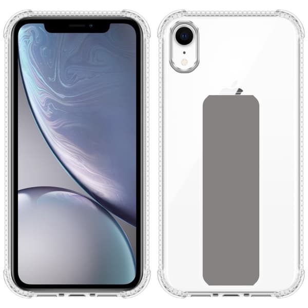 iPhone XR Skal Fodral Mobilskydd Skyddsfodral Case Cover av flexibelt TPU-silikon med hållare och stativfunktion
