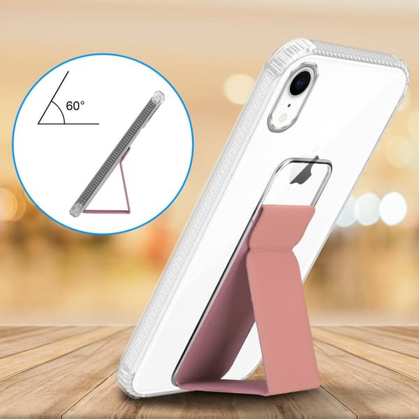iPhone XR Skal Fodral Mobilskydd Skyddsfodral Case Cover av flexibelt TPU-silikon med hållare och stativfunktion