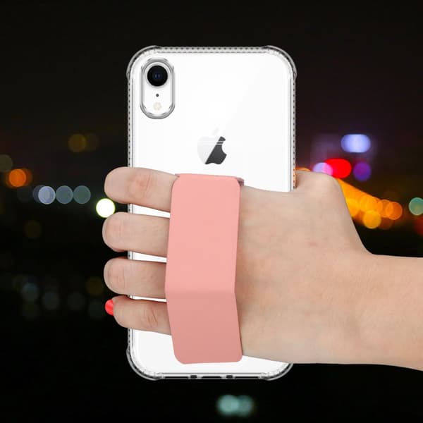 iPhone XR Skal Fodral Mobilskydd Skyddsfodral Case Cover av flexibelt TPU-silikon med hållare och stativfunktion