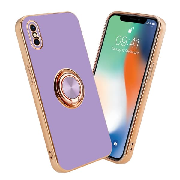 iPhone XS MAX Suojakuori Suojakotelo valmistettu joustavasta TPU silikonista jossa on kameran suojaus ja magneettinen autoteline
