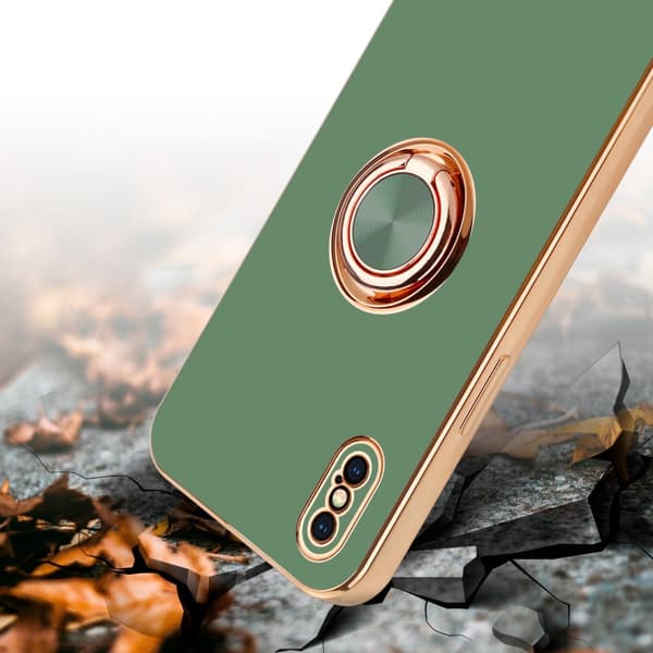 iPhone XS MAX Suojakuori Suojakotelo valmistettu joustavasta TPU silikonista jossa on kameran suojaus ja magneettinen autoteline