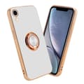 Miniatyrbild 1 av 8: iPhone XR Skal Fodral med ring av flexibel TPU-silikon, med kameraskydd och magnetisk bilhållare