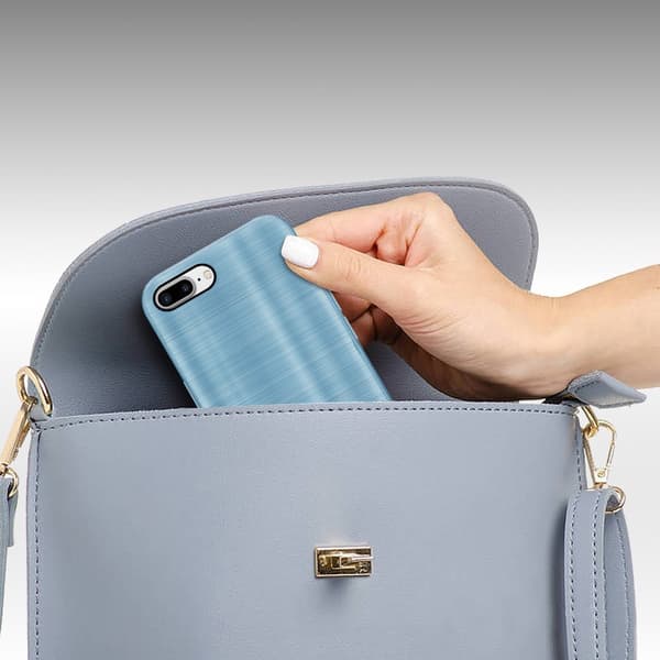 iPhone 7 PLUS / 7S PLUS / 8 PLUS Suojakuori Suojakotelo joustavasta TPU-silikonista harjatulla muotoilulla