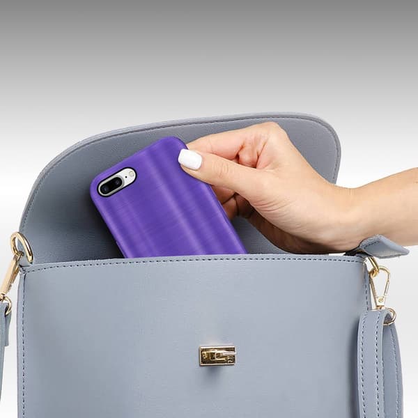 iPhone 7 PLUS / 7S PLUS / 8 PLUS Suojakuori Suojakotelo joustavasta TPU-silikonista harjatulla muotoilulla