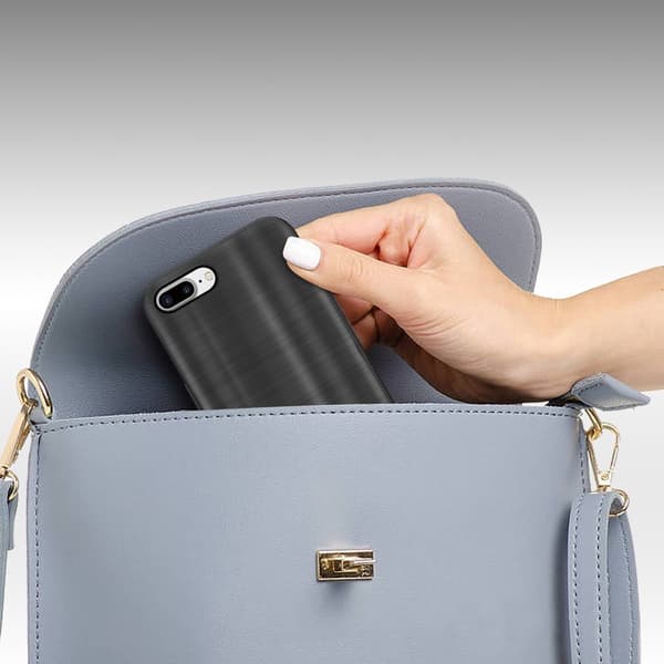 iPhone 7 PLUS / 7S PLUS / 8 PLUS Suojakuori Suojakotelo joustavasta TPU-silikonista harjatulla muotoilulla