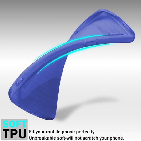 iPhone 7 / 7S / 8 / SE 2020 Suojakuori Suojakotelo joustavasta TPU-silikonista harjatulla muotoilulla