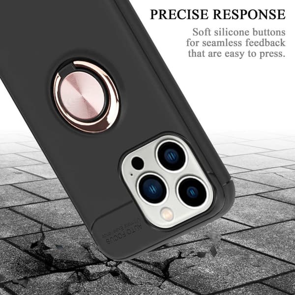 iPhone 14 PRO MAX Suojakuori Suojakotelo jossa on tarkennusrengas valmistettu TPU-silikoni