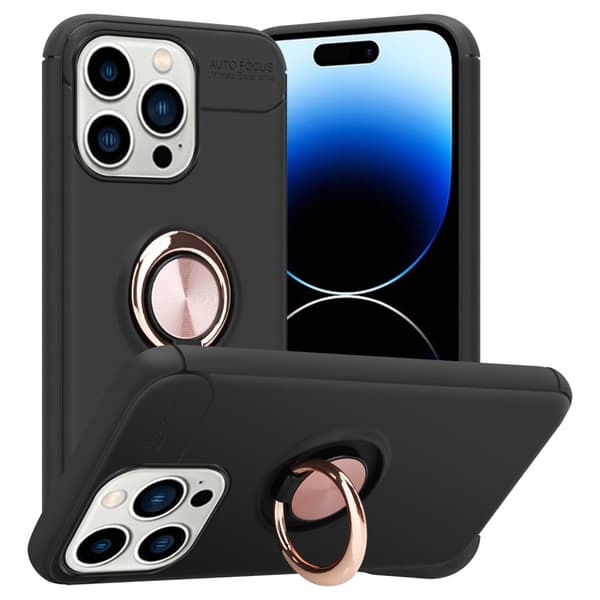 iPhone 14 PRO MAX Suojakuori Suojakotelo jossa on tarkennusrengas valmistettu TPU-silikoni