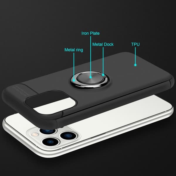 iPhone 14 PRO MAX Suojakuori Suojakotelo jossa on tarkennusrengas valmistettu TPU-silikoni