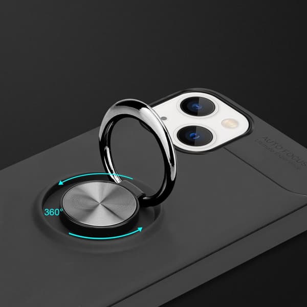 iPhone 14 PLUS Skal Skyddsfodral Fodral med fokusring av TPU-silikon