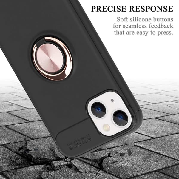 iPhone 14 PLUS Skal Skyddsfodral Fodral med fokusring av TPU-silikon