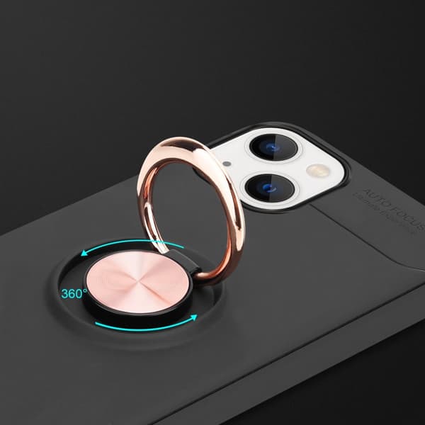 iPhone 14 PLUS Skal Skyddsfodral Fodral med fokusring av TPU-silikon