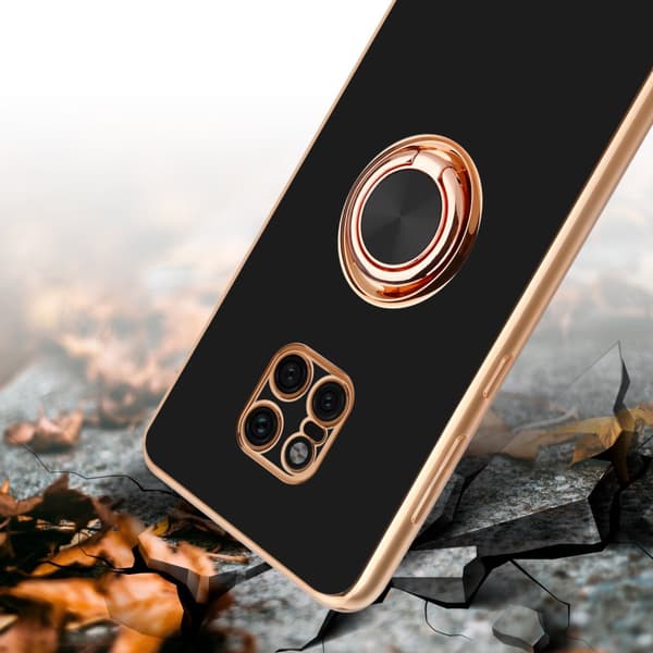Huawei MATE 20 PRO Suojakuori Suojakotelo valmistettu joustavasta TPU silikonista jossa on kameran suojaus ja magneettinen autoteline