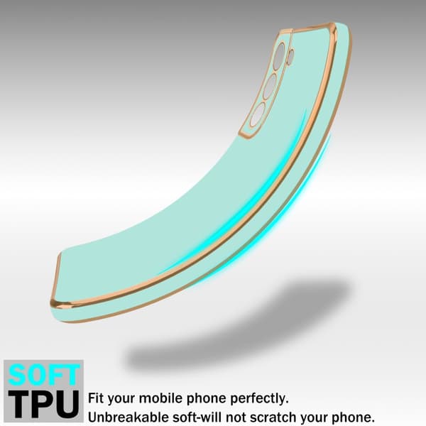 Samsung Galaxy S21 PLUS Fodral Mobilskydd Skal av flexibel TPU-silikon och med kameraskydd