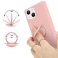 Miniatyrbild 6 av 9: iPhone 14 Skal Fodral Mobilskydd av flexibelt TPU-silikon med ring Skyddsfodral Case Cover