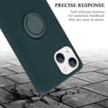 Miniatyrbild 8 av 9: iPhone 14 Skal Fodral Mobilskydd av flexibelt TPU-silikon med ring Skyddsfodral Case Cover