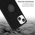 Miniatyrbild 8 av 9: iPhone 14 Skal Fodral Mobilskydd av flexibelt TPU-silikon med ring Skyddsfodral Case Cover