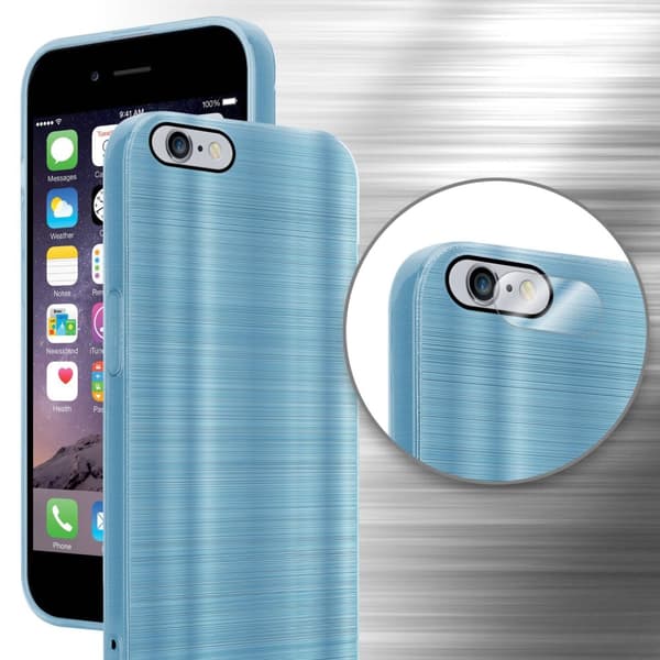 iPhone 6 PLUS / 6S PLUS Suojakuori Suojakotelo joustavasta TPU-silikonista harjatulla muotoilulla