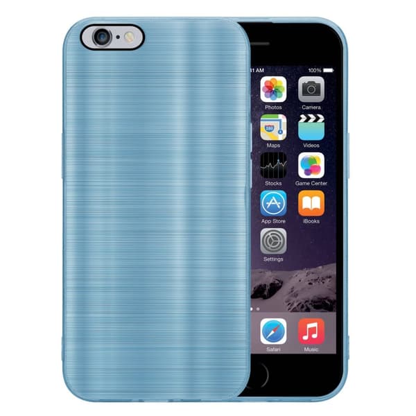 iPhone 6 PLUS / 6S PLUS Suojakuori Suojakotelo joustavasta TPU-silikonista harjatulla muotoilulla