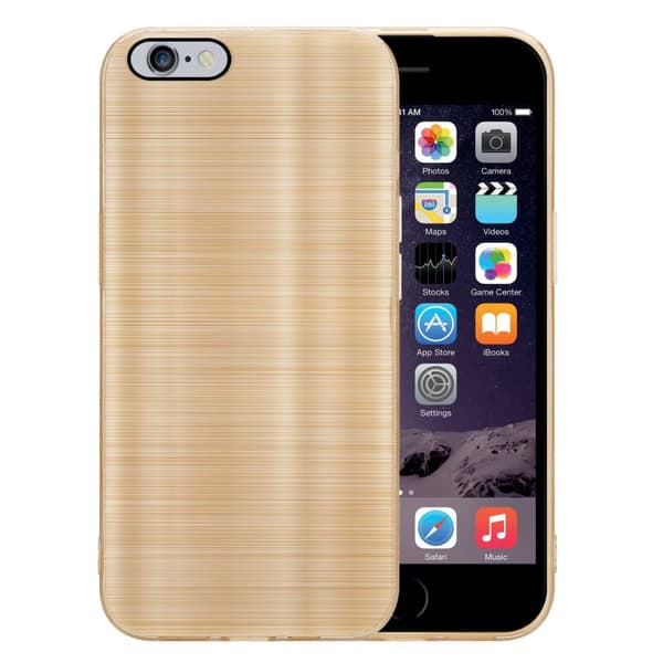 iPhone 6 PLUS / 6S PLUS Suojakuori Suojakotelo joustavasta TPU-silikonista harjatulla muotoilulla