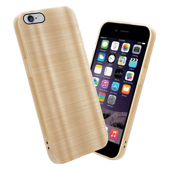 iPhone 6 PLUS / 6S PLUS Suojakuori Suojakotelo joustavasta TPU-silikonista harjatulla muotoilulla