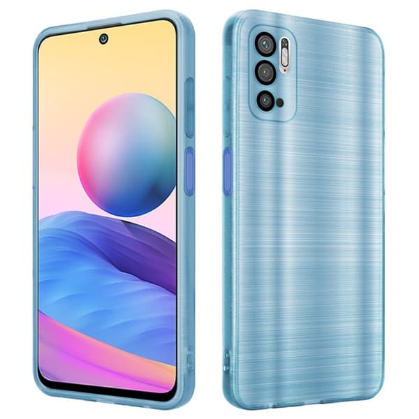 Xiaomi RedMi NOTE 10 5G / POCO M3 PRO 5G Suojakuori Suojakotelo joustavasta TPU-silikonista harjatulla muotoilulla