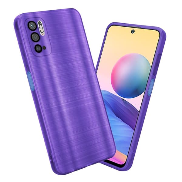 Xiaomi RedMi NOTE 10 5G / POCO M3 PRO 5G Suojakuori Suojakotelo joustavasta TPU-silikonista harjatulla muotoilulla