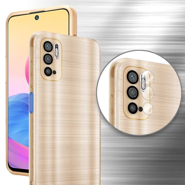 Xiaomi RedMi NOTE 10 5G / POCO M3 PRO 5G Suojakuori Suojakotelo joustavasta TPU-silikonista harjatulla muotoilulla