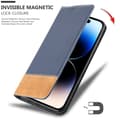 Miniatyrbilde 7 av 8: Lommebokdeksel til iPhone 14 PRO MAX Deksel med magnetisk lukking, stativfunksjon og kortlomme