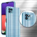 Miniatyrbild 8 av 8: Samsung Galaxy A22 5G Skal Fodral Case Cover Mobilskydd av flexibelt TPU-silikon i borstad design