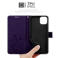 Pikkukuva 6 / 8: iPhone 14 PLUS Suojakotelo Suojakuori Lompakkokotelo Matkapuhelinkotelo Kukat jossa on magneettisuljenta, jalusta-toiminto ja korttipaikat
