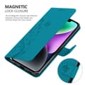 Pikkukuva 5 / 8: iPhone 14 PLUS Suojakotelo Suojakuori Lompakkokotelo Matkapuhelinkotelo Kukat jossa on magneettisuljenta, jalusta-toiminto ja korttipaikat