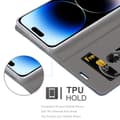Miniatyrbilde 5 av 9: Deksel til iPhone 14 PRO MAX Lommebokdeksel med magnetisk lukking, stativfunksjon og kortlomme