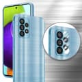 Miniatyrbilde 7 av 7: Deksel til Samsung Galaxy A52 (4G / 5G) / A52s Beskyttelsesdeksel laget av fleksibel TPU-silikon i børstet design