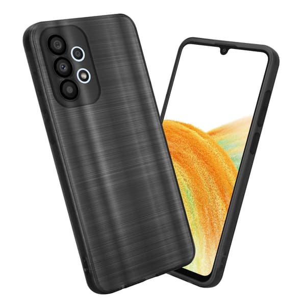 Samsung Galaxy A33 5G Suojakuori Suojakotelo joustavasta TPU-silikonista harjatulla muotoilulla