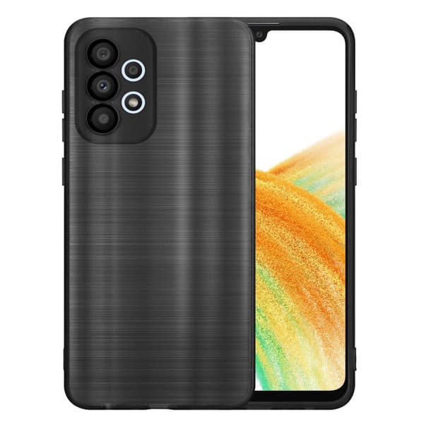 Samsung Galaxy A33 5G Suojakuori Suojakotelo joustavasta TPU-silikonista harjatulla muotoilulla