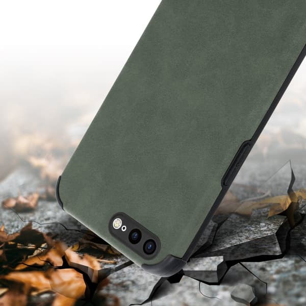 iPhone 7 PLUS / 7S PLUS / 8 PLUS Suojakuori Suojakotelo valmistettu TPU-silikonista jossa on jalo keinotekoinen mokkanahkainen takapuoli