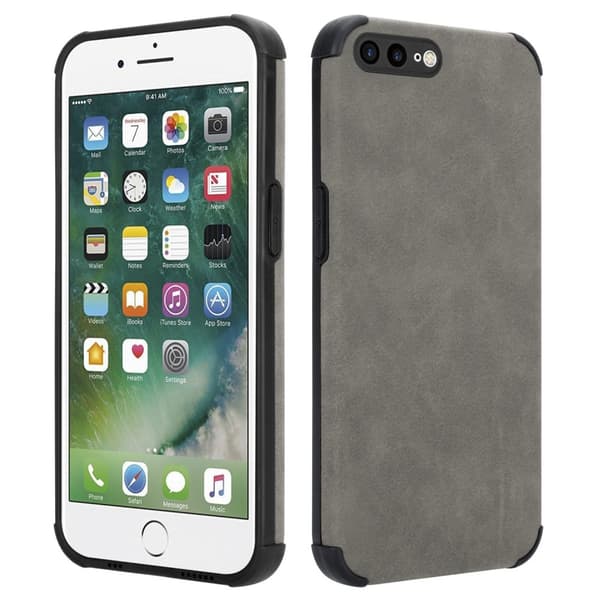 iPhone 7 PLUS / 7S PLUS / 8 PLUS Suojakuori Suojakotelo valmistettu TPU-silikonista jossa on jalo keinotekoinen mokkanahkainen takapuoli