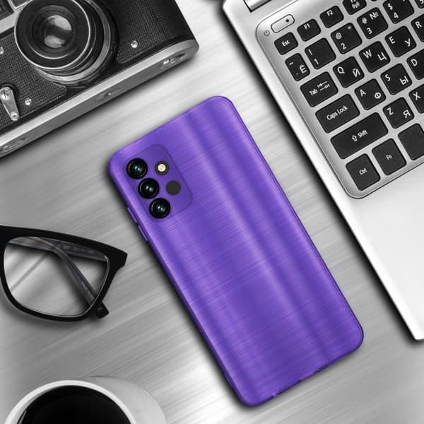 Samsung Galaxy A13 5G Suojakuori Suojakotelo joustavasta TPU-silikonista harjatulla muotoilulla