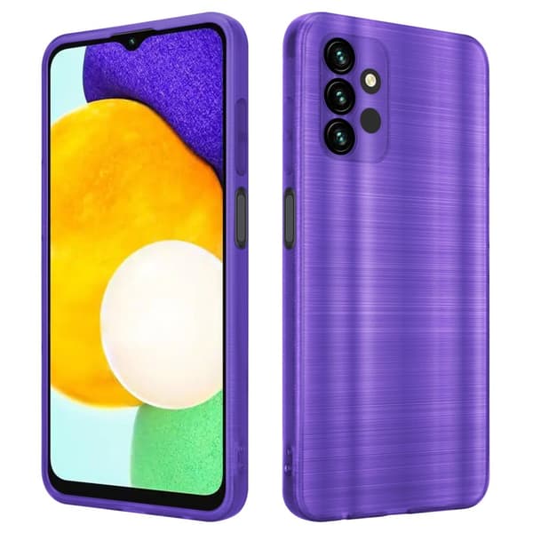 Samsung Galaxy A13 5G Suojakuori Suojakotelo joustavasta TPU-silikonista harjatulla muotoilulla