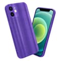 Pikkukuva 6 / 8: iPhone 12 MINI Suojakuori Suojakotelo joustavasta TPU-silikonista harjatulla muotoilulla
