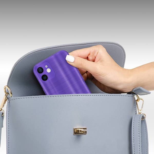 iPhone 12 MINI Skal Fodral Case Cover Mobilskydd av flexibelt TPU-silikon i borstad design