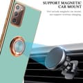 Miniatyrbilde 8 av 8: Deksel til Samsung Galaxy NOTE 20 med ring Etui av fleksibel TPU-silikon, med kamerabeskyttelse magnetisk bilholder