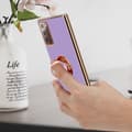 Miniatyrbilde 5 av 8: Deksel til Samsung Galaxy NOTE 20 med ring Etui av fleksibel TPU-silikon, med kamerabeskyttelse magnetisk bilholder